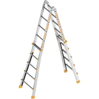 Layher Topic 1058 Teleskopleiter 4x5 Sprossen