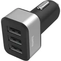 Hama Kfz-Ladegerät 3-fach USB, 22 Watt