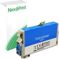 NexoPrint Druckerpatrone kompatibel zu Epson C13T05H240 405XL cyan Workforce Pro WF-4820, Epson WF-4830, Epson WF-4835, Epson WF-7840