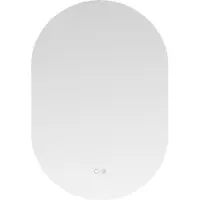 Zumaline Ovaler LED-Badezimmerspiegel mit Beleuchtung und Heizung, 736 lm, 3000+4000+6000 K, IP44, transparent - LUSTRO D3002
