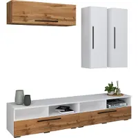 VCM TV Möbel | Wohnwand mit ausreichend Stauraum | Anbauwand | Maße H. 200 x B. 190 x T. 40 cm | Fernseh Möbel – Arila XL