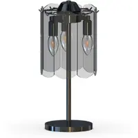 Zuma Line Hängeleuchte 14x E14 schwarz verchromt NIRA MD3523-14L-EBCN