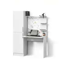 Livinity Schreibtisch Rina Weiß 122.9 x 168 cm, Model 57369