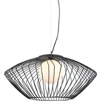 ITALUX MDM-3844-1 BK Zeno moderne Pendelleuchte 1x40W E27 IP20