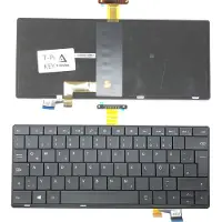 T-ProTek DEUTSCHE - Schwarz Tastatur Keyboard mit Beleuchtung kompatibel für Microsoft Surface Pro 4