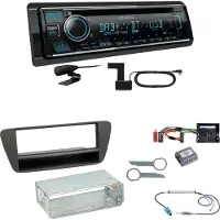 Kenwood KDC-BT760DAB Bluetooth Digitalradio Einbauset für Audi Q3 8U