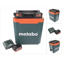 Metabo KB 18 BL Akku Kühlbox 18 V mit Warmhaltefunktion 28 l Brushless + 1x Akku 8,0 Ah + Ladegerät