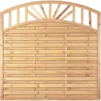Tetzner & Jentzsch T&J FREIBURG Zaunelement Doppelbogen 180x180/160