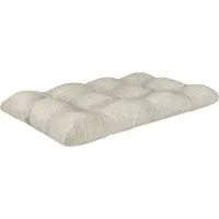 Pokar Palettenkissen mit schöner Steppung Auflage Palettensofa, Größe:Sitzkissen 120 x 60, Farbe:Beige