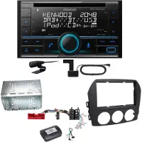 Kenwood DPX-7300DAB Bluetooth Digitalradio USB CD Einbauset für Mazda MX-5 NC FL