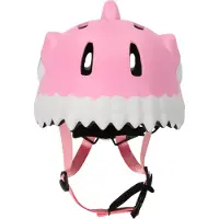 Crazy Safety Fahrrad-Helm Shark mit niedlichem Tier-Design 0156 Pink M (54-59cm)