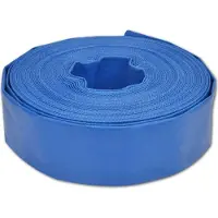 Syfax dkd-home-decor Flachschlauch 100 m Blau PVC Arbeitsdruck 3 bar