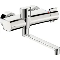 Hansa HANSAclinca Safety Waschtischarmatur, berührungslos, Ausladung 286 mm, chrom, 08866202