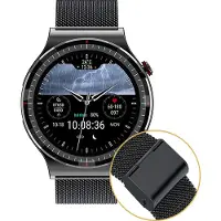 Knauermann PRO 2 Gesundheitsuhr Smartwatch, Blutdruckmesser, Fitnessuhr
