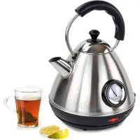 Syntrox Germany Wasserkocher Retro Marox 1,7L 2200W Temperaturanzeige