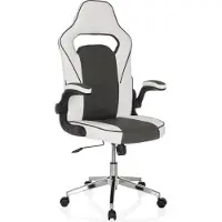 MyBuero Gamingstuhl GAME SPORT PRO Kunstleder Höhenverstellbarer Computerstuhl, Bürostuhl mit abklappbaren Armlehnen