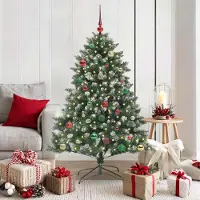 vidaXL Design Künstlicher Weihnachtsbaum mit 150 LEDs Grün 105 x 105 x 150 cm 2025NEU2193037