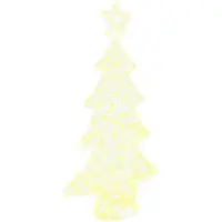 Syfax Weihnachtsbaum mit 160 LEDs Warmweiß 150 cm Acryl