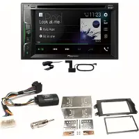 Pioneer AVH-A3200DAB Bluetooth Digitalradio Einbauset für Suzuki SX4 Fiat Sedici