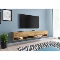 MINIO go for it , TV-Schrank, TV-Lowboard "ANNE", 180cm, Wotan Eiche Farbe
