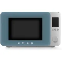 Smeg Kombi-Mikrowelle MOC02SBMEU, 9 Fkt, 2100W, Sturmblau matt