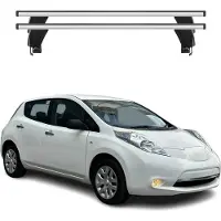 Menabo Dachträger Grundtäger für Nissan Leaf 2010-2017 50kg Alu Silber 2 tlg