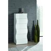 Möbelando Kommode Standschrank Hochkommode Schubladenkommode Beistellschrank "Onda III"