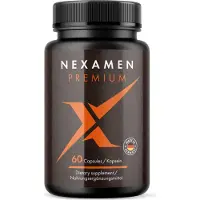 Glory Products OÜ Nexamen Kapseln - für den aktiven Mann - mit L-Arginin, L-Citrullin und Maca - 60 Kapseln