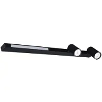 Zumaline LED-Deckenleuchte 2x GU10 1x LED 200 lm 3000K schwarz MANNARI S230757203
