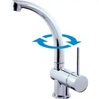 RAV Spültischmischer SEINA schwenkbar in Chrom - 25 cm SLEZAK
