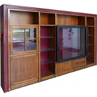 Xl Moebel Gmbh Einbau Schrank Regal Vitrine xxl Schränke Wohnwand Glasschrank Anbau Wand Holz