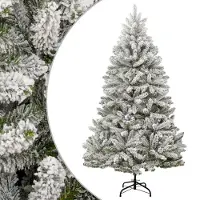 Syfax Künstlicher Weihnachtsbaum Klappbar Beschneit 270 cm