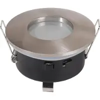 HOFTRONIC™ LED Einbaustrahler 83mm GU10 Fassung Rund IP44 Edelstahl