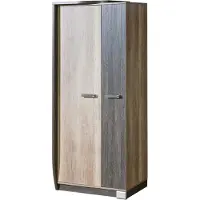 Minio , Kleiderschrank "ROMEO 1", links, Canyon Eiche / Arusha Farbe