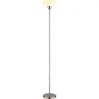 Globo Lighting Stehleuchte Metall Nickel matt, 1x E27