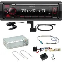 Kenwood KMM-BT408DAB Bluetooth Digitalradio Einbauset für Mercedes Citan W415