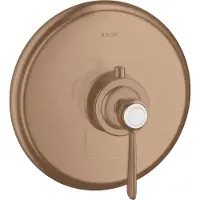 Hansgrohe Fertigset Axor Montreux HF UP-THM, mit Hebelgriff, brushed red gold