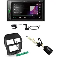 Pioneer DMH-A3300DAB USB Digitalradio MP3 Einbauset für Mitsubishi ASX bis 2014