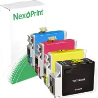 NexoPrint Druckerpatrone kompatibel zu Epson C13T347640 34XL mehrfarbig WorkForce Pro WF-3725 DWF Epson WF-3720 DWF Epson WF-3720 DW