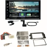 Kenwood DMX7722DABS Android Auto CarPlay Einbauset für Suzuki SX 4 Fiat Sedici