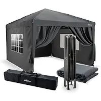 Tristar Haushaltsgeräte Tristar PT-7804 Partyzelt – Easy-Up-System – mit 4 Seitenwänden
