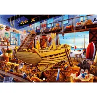 Bluebird Puzzle BLUEBIRD Schiffswerft Puzzle 1000 Teile