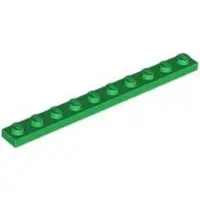 LEGO 1x10 Platten 4477 - 50 Stück Grün