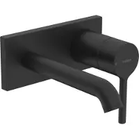 Hansa HANSAVANTIS Style Fertigset für den Waschtisch-Batterie, Unterputz, Ausladung 179mm, 5480210733, Farbe: Mattschwarz