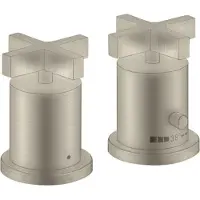 Hansgrohe Fertigmontageset Axor Citterio 2-L-W-Ran-Arm, m TH, KrG, brush. ni.