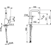Hansa 56432203 EHM WT-Batt. HANSAPALENO 5643 Ausld.