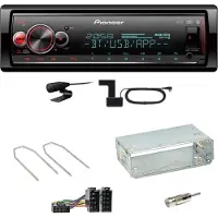 Pioneer MVH-S520DAB USB Digitalradio Einbauset für Renault Megane 2 Clio 3 Modus