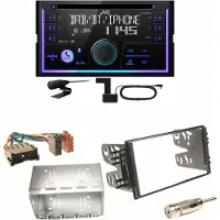 JVC KW-DB95BT Bluetooth DAB USB Einbauset für Kia Sorento JC Rio DC Carnival