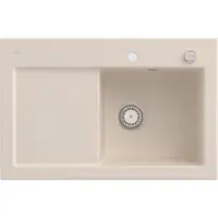 Villeroy & Boch Keramikspüle 671402FU, Subway 45 Einbauspüle - inkl.