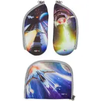 Ergobag Zip-Tasche Schulranzen-Zubehör Zippies Set 3-teilig Weltall blau